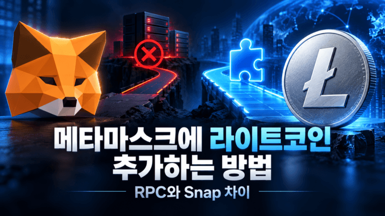 메타마스크에 라이트코인을 추가하는 방법과 RPC 및 Snap 차이