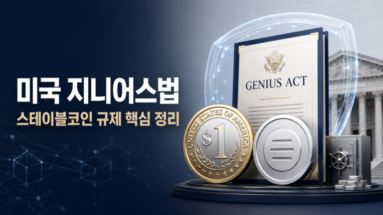 미국 지니어스법과 스테이블코인 규제 핵심 내용