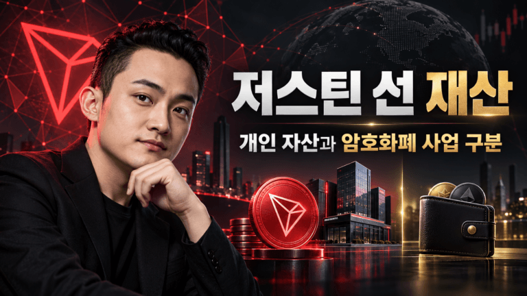 저스틴 선 재산과 개인 자산 및 암호화폐 사업 구분