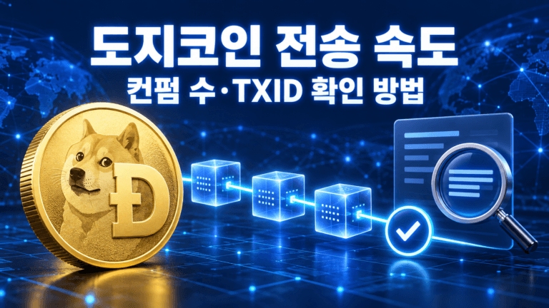 도지코인 전송 속도와 컨펌 수 및 TXID 확인 방법