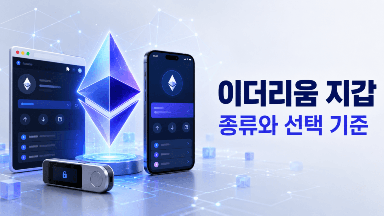 이더리움 지갑 종류와 선택 기준