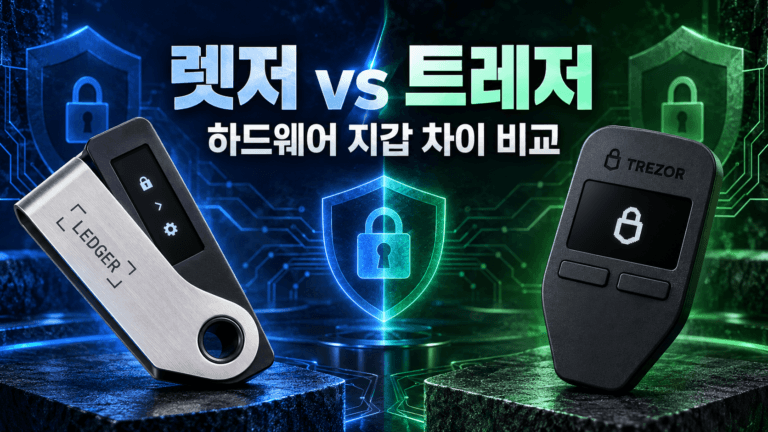 렛저 나노 S 플러스와 트레저 세이프 3 하드웨어 지갑 비교