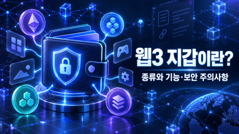 웹3 지갑의 종류와 기능 및 보안 주의사항